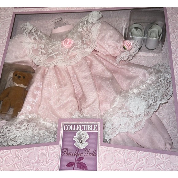 Kmart Toys Collectible Memories Pink Dress 6 Doll Outfit Shoes